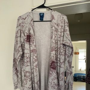 Harry Potter Map Cardigan